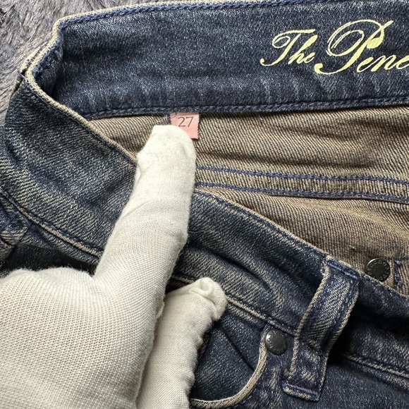 Juicy Couture The Penelope Women’s Dark Blue Denim Jeans Sz 27 - Picture 6 of 6